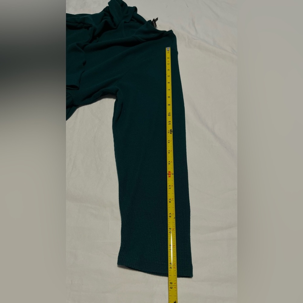 TORRID Plus Women’s Green Ribbed Knit Tiered SkaterJersey Midi Dress Size 2 - Picture 14 of 14